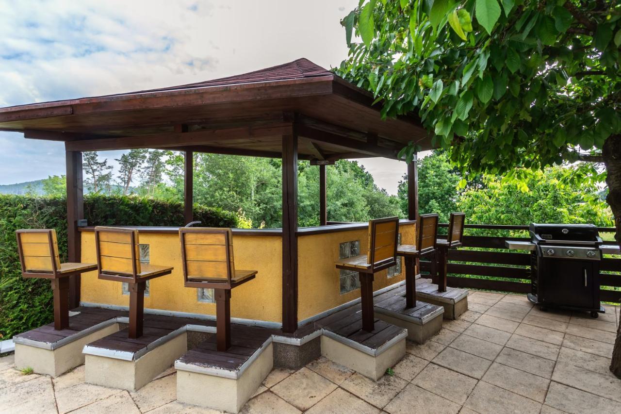 Private Summer House With Swimming Pool, Beach Bar And Pit For Football And Volleyball Hvezdonice 외부 사진